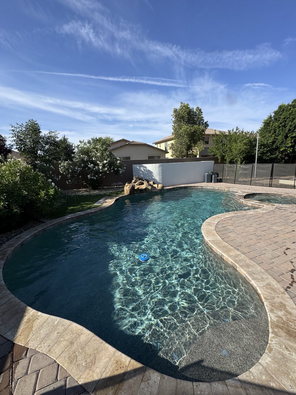 Clean pool serviced by Cardwell Pool Care